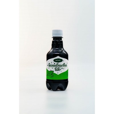 Kombucha Life чаена естествено газирана ферментирала напитка с мента 0.330 л 